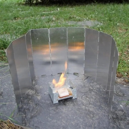 Outdoor Camping Gas Stove Wind Shield For Campers Pro by zapcart