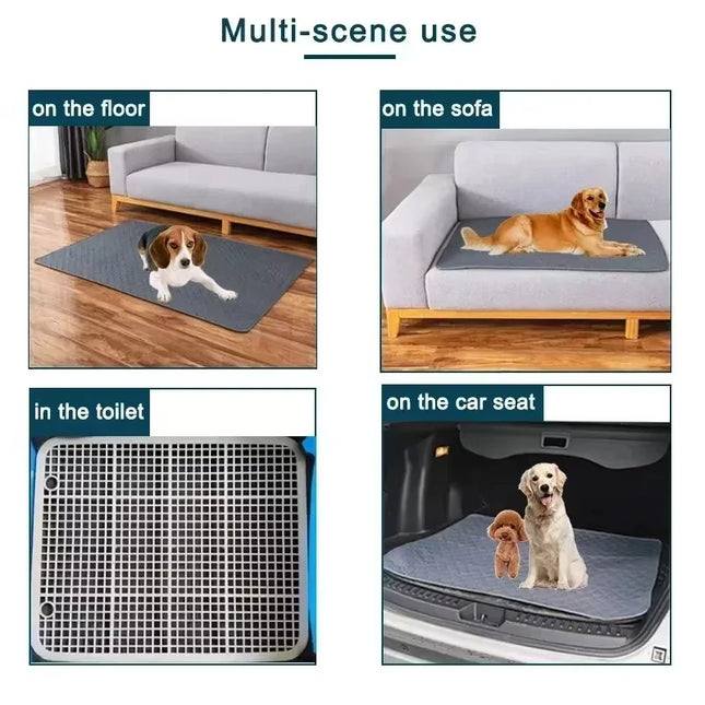 Washable Dog Urine Pads Anti Slip Puppy Training Mat by zapcart
