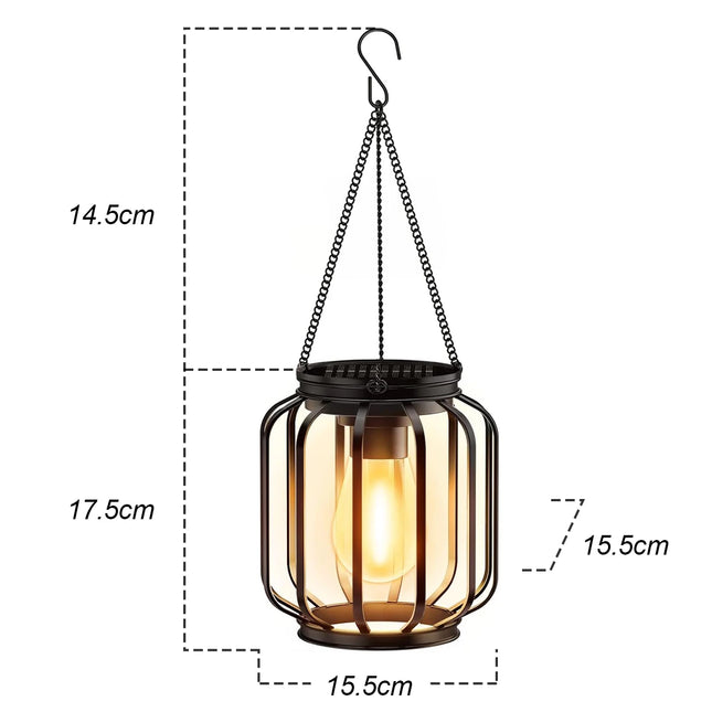 YORYZENG Solar Lantern LED Light Garden Ambient Sensor by zapcart