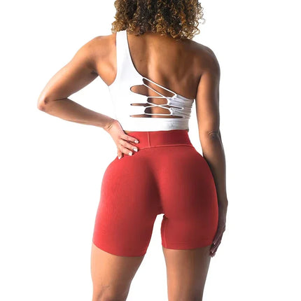 TKITKCN Sport Seamless Shorts For Women Breathable Hip Lift by zapcart