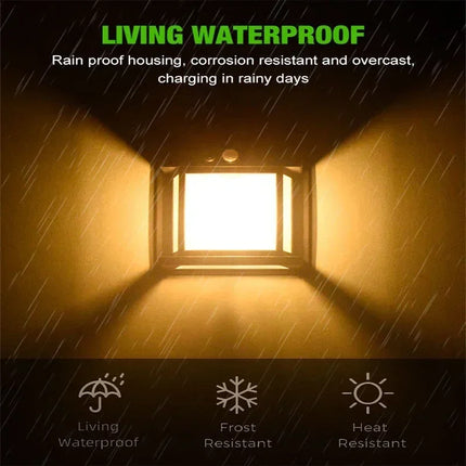 Super Cheese Solar Yard Wall Light With Motion Sensor by zapcart