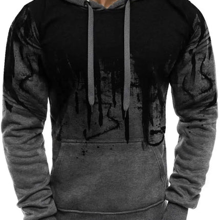 Men Camouflage 3D Print Tracksuit Set Hoodie Pants Winter by zapcart