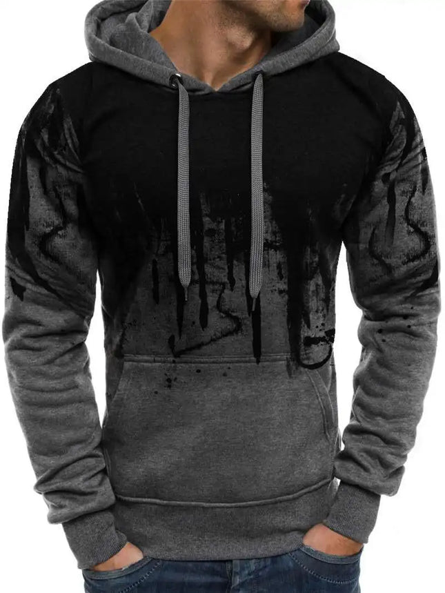 Men Camouflage 3D Print Tracksuit Set Hoodie Pants Winter by zapcart