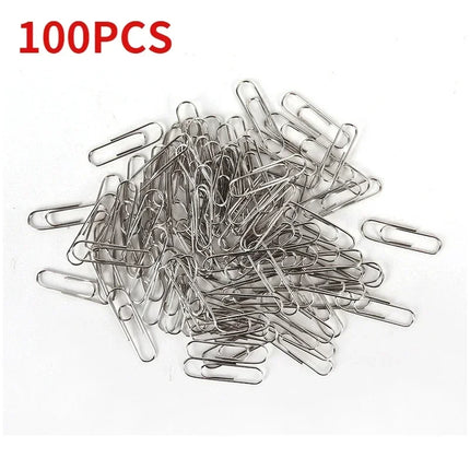 Choice Stainless Steel Paper Clips Durable Office And School by zapcart