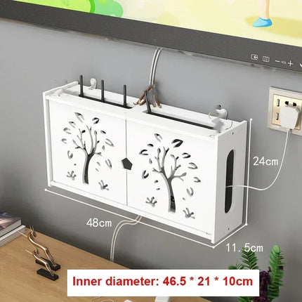 Dreamburgh Wall Mounted Router Shelf Living Room Storage by zapcart