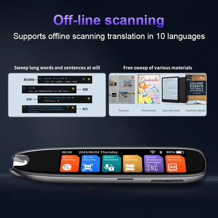 ESTG S65 Translation Pen Text Translator for Travelers by zapcart