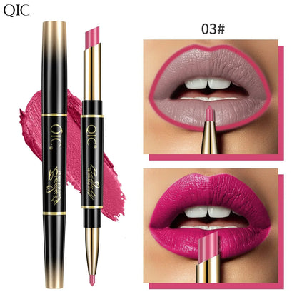 QIC Matte Lipstick And Lip Liner Nude Two In One For Women by zapcart