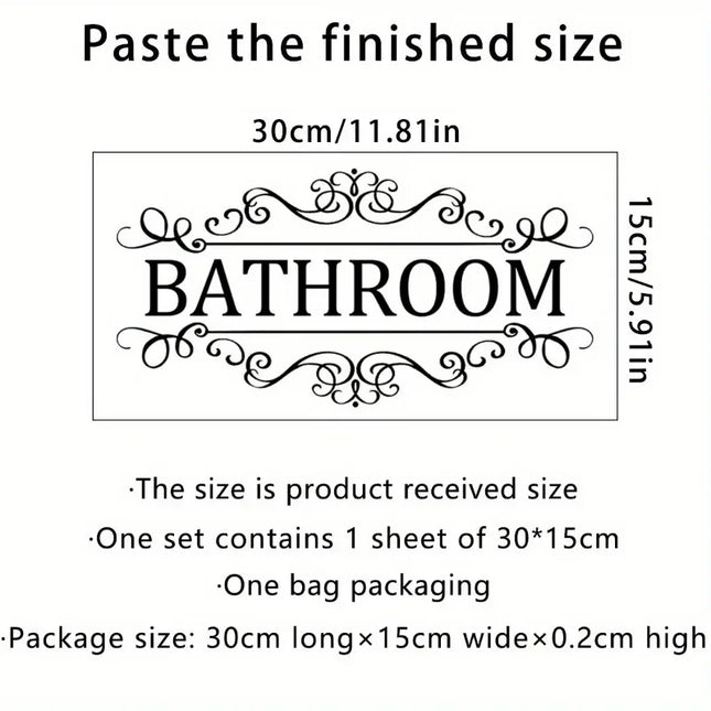 Choice Waterproof Bathroom Wall Sticker PVC Decor For Home by zapcart