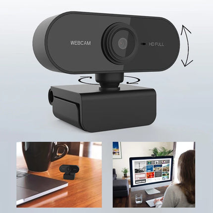 KOQZMH 1080P USB Webcam For Online Courses Built In Mic by zapcart