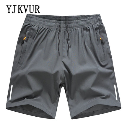 YJKVUR Mens Athletic Shorts With Pockets Elastic Waist by zapcart