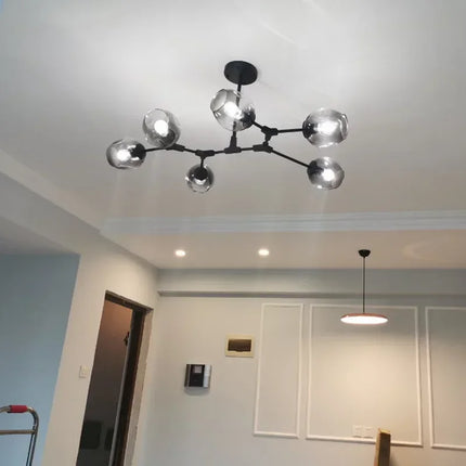 YANKE Nordic Glass Pendant Lights For Bedroom And Dining