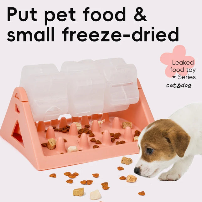 Choice Slow Feeder Puzzle Toy Treat Dispensing Dogs Cats by zapcart
