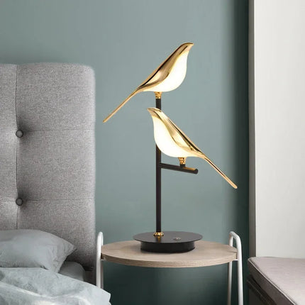 Jiankexing Bird Illumination LED Floor Lamp for Bedroom