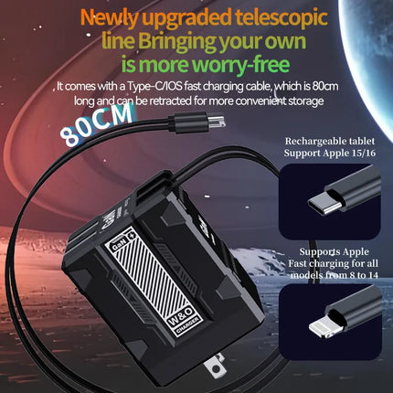 GaN 20W USB C Charger For iPhone Samsung Xiaomi EU US Plug by zapcart