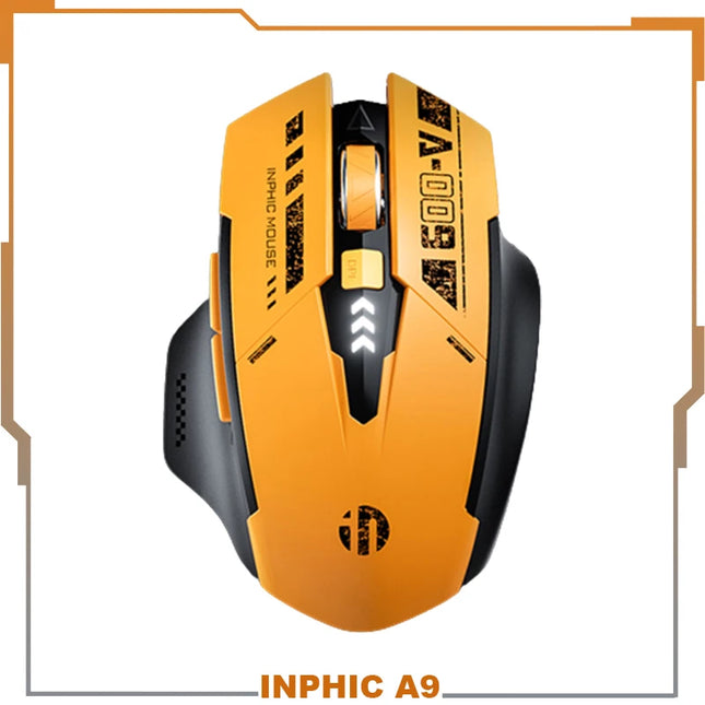 Inphic A9 Wireless Silent Gaming Mouse 2.4G Bluetooth PC by zapcart