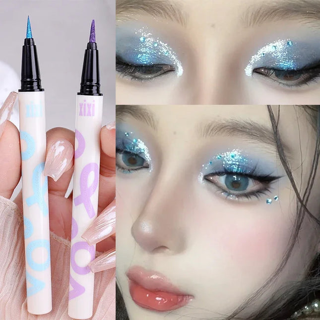 Glitter Eyeliner Pencil Long Lasting Waterproof Women by zapcart