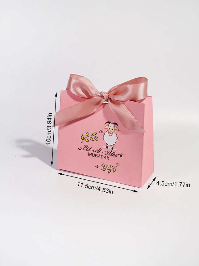 RMTPTCN Eid Al Adha Gift Box 5pcs Pink Cute Lamb Pattern by zapcart