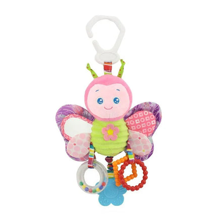 Baby Vehicle Mounted Cartoon Animal Soft Rattle Toy Infants by zapcart