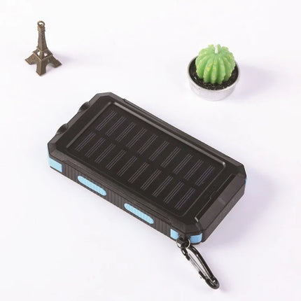 20000mAh Solar Power Bank Waterproof LED Outdoor Charger by zapcart