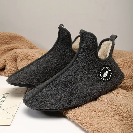 YRZLCN Winter Slippers for Men Women Non Slip Warm Plush by zapcart