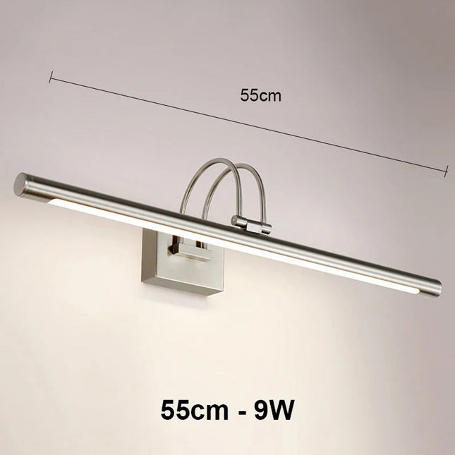 Mirror Wall Lamps Bathroom Modern Wall Lights 43CM 55CM 9W 12W Toilet Wall Mounted Lighting Fixtures Sconces Indoor Bedroom by zapcart