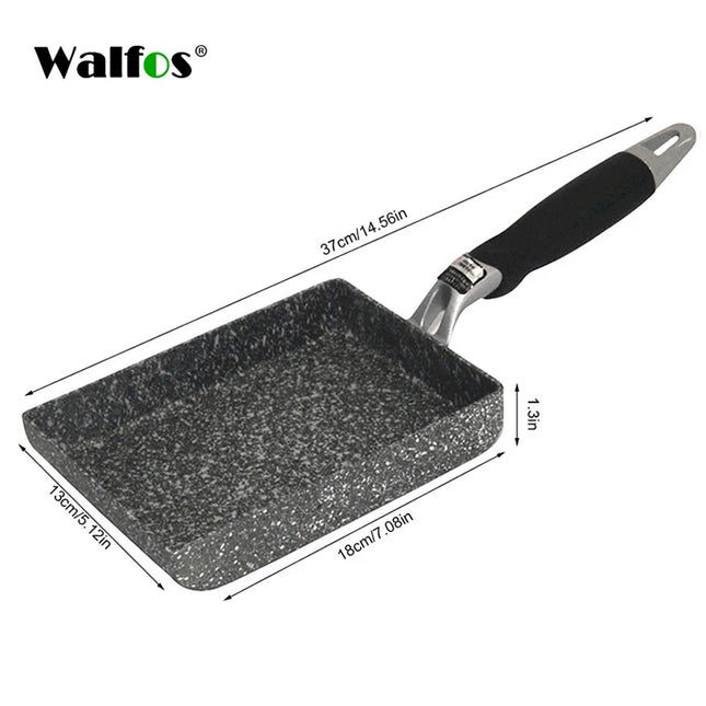 Walfos Tamagoyaki Pan Nonstick Omelette Pan 26cm Home Cooks by zapcart