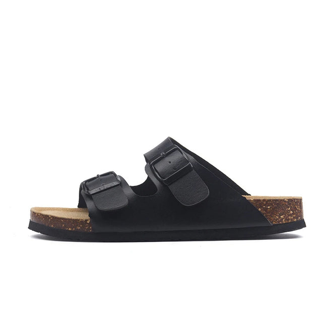 Hecrafted Mens Slippers Summer Classic Buckle Breathable by zapcart