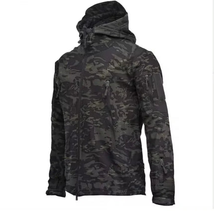 Longchengyixi Men Softshell Jacket Windproof Waterproof by zapcart