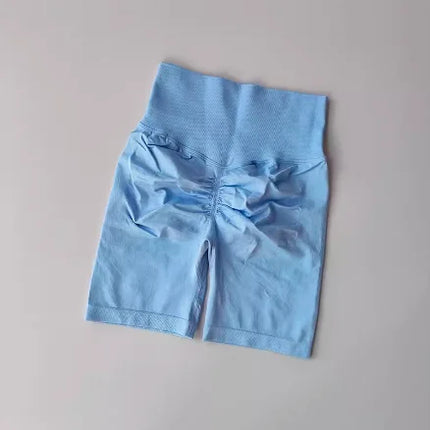 Women Yoga Shorts High Waist Tummy Control Quick Dry by zapcart