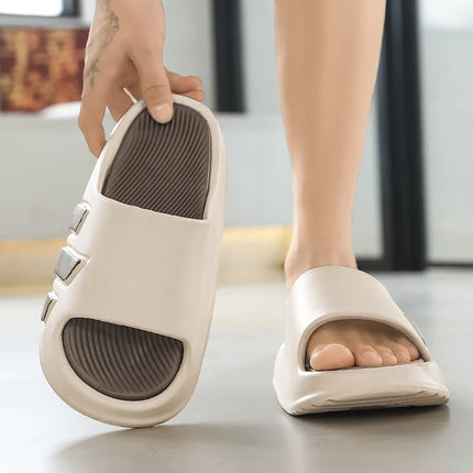 Unisex EVA Slippers Fujian Non Slip Thick Sole Home Use