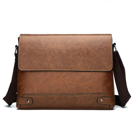 CN Men PU Leather Briefcase Laptop Bag For Business by zapcart