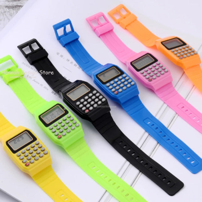 Moonbiffy Kids Electronic Calculator Wrist Watch 8 Digits by zapcart