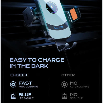 UYUXIO Wireless Car Charger Auto Clamping For iPhone by zapcart
