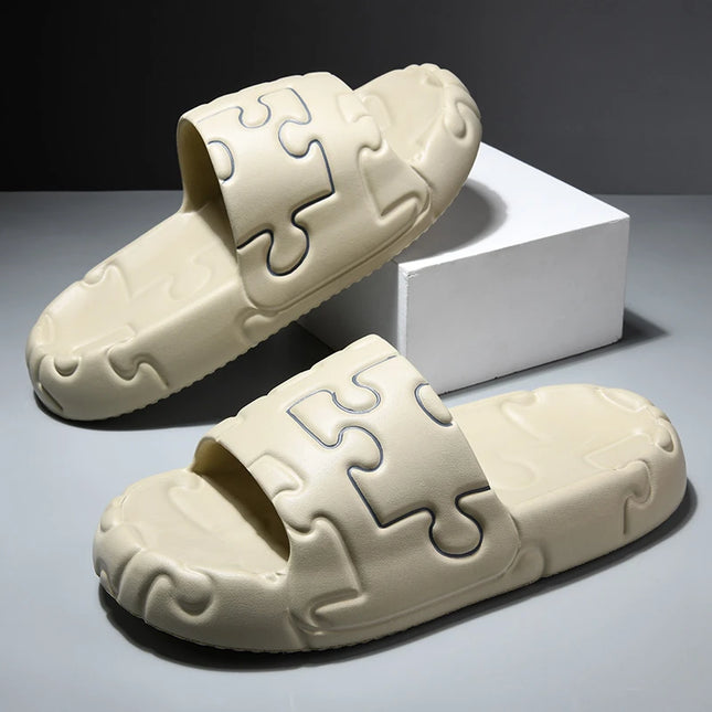 Men's Platform Slippers EVA Soft Cushioned Outdoor Summer