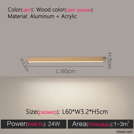 TES Long Strip Ceiling Light Office Surface Mounted LED by zapcart