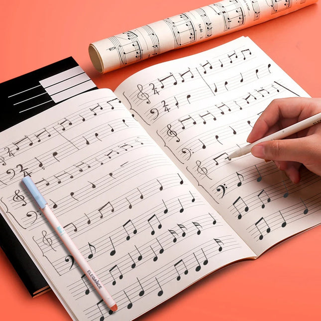 Piano Keyboard Notebook Choice Students Journal Sketchbook by zapcart
