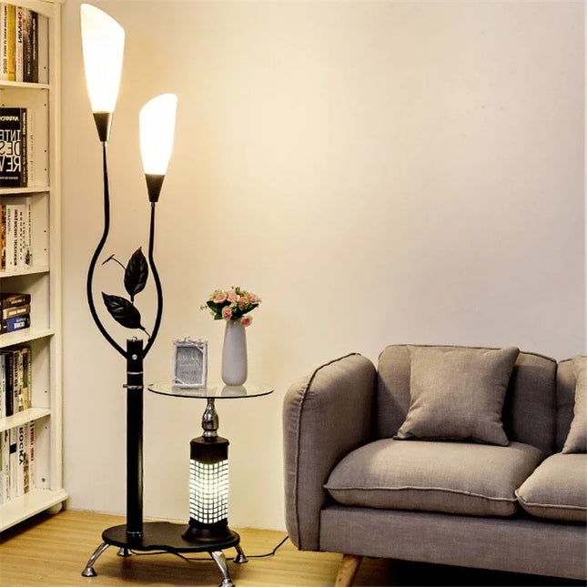 Nordic Dimmable Flower Floor Lamp Living Room by MZISOSOD