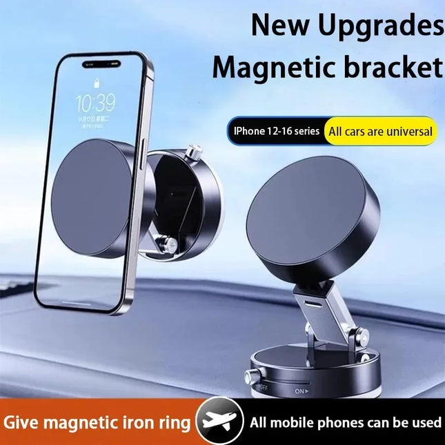 Choice Magnetic Car Phone Holder For Drivers Vacuum Suction by zapcart
