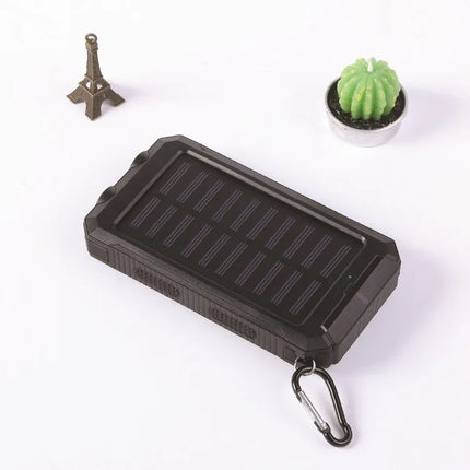 20000mAh Solar Power Bank Waterproof LED Outdoor Charger by zapcart