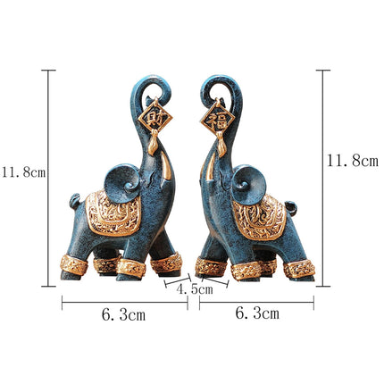 Kesoto Nordic Resin Elephant Statues For Home Office Decor by zapcart