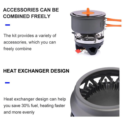 Widesea Camping Cooking System With Heat Exchanger Tourists by zapcart