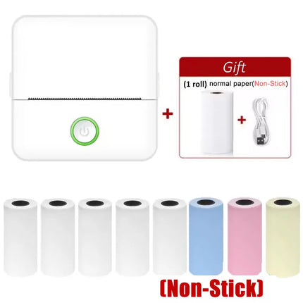 X6 Mini Pocket Label Printer Bluetooth Inkless Students by zapcart