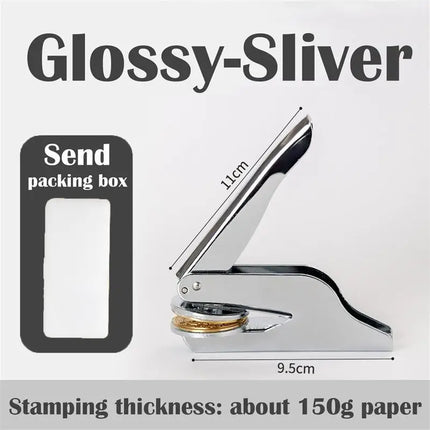Personalized Embosser Stamp Customized DIY Wedding Envelope Party Invitation Card Private Logo Embossing Seal Customization by zapcart
