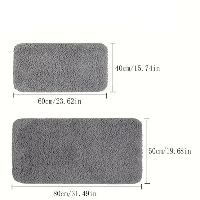 ZhejiangChoice Anti Slip Bath Floor Mat Water Absorbent Deco by zapcart