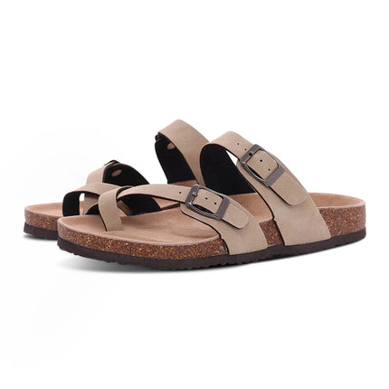 Kidmi Womens Genuine Suede Clogs With Soft Footbed by zapcart