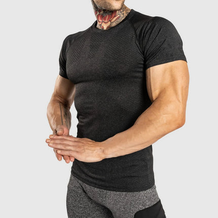 Jason Rain Mens Quick Dry Sport T Shirt Compression by zapcart