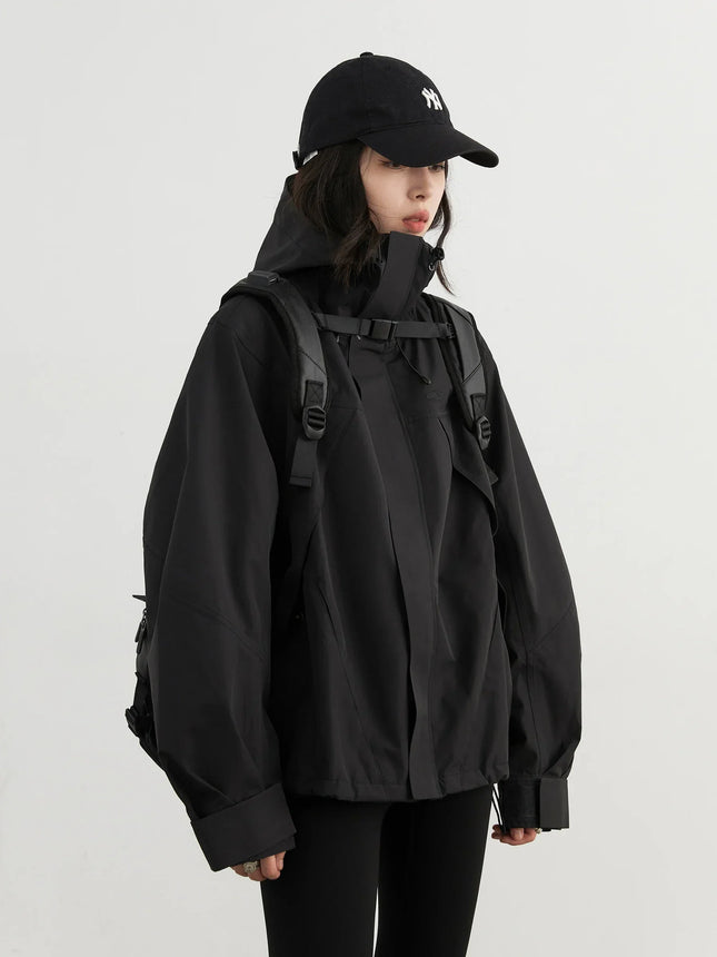CHIC VEN Women Hooded Windproof Jacket For Outdoors by zapcart