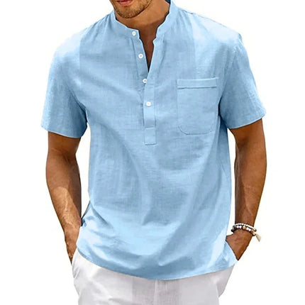 Zhejiang Mens Slim Fit Polo Shirt Solid Color Breathable by zapcart
