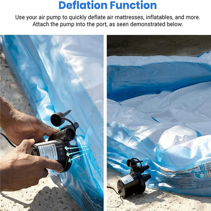 Choice Electric Air Pump Portable Quick Fill Mattress Home by zapcart