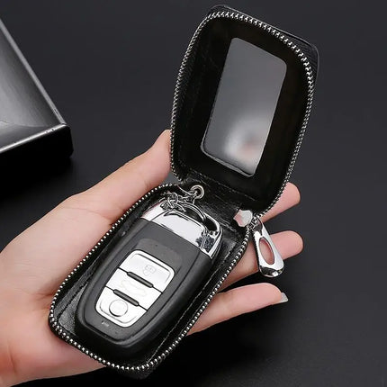 Choice Durable Leather Car Key Case Protector for Auto Key Fob
